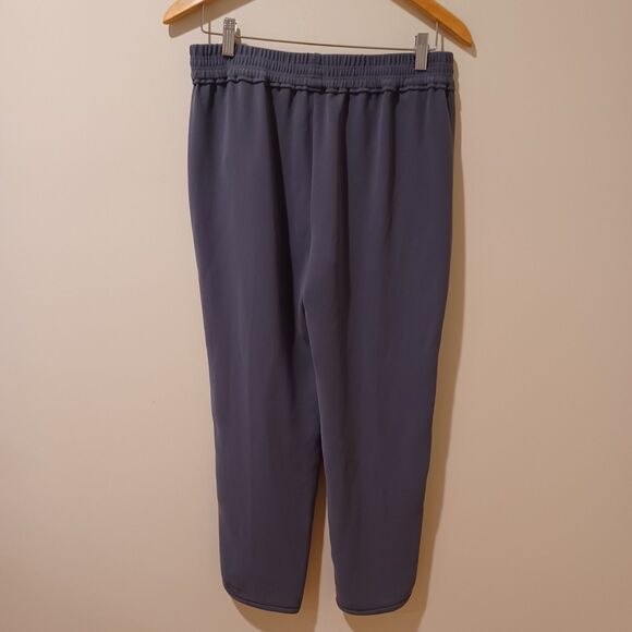 NWT J. Crew Reese Pull On Crepe Jogger Track Pants Gray Sz 6 Strech Work Casual - Picture 5 of 10